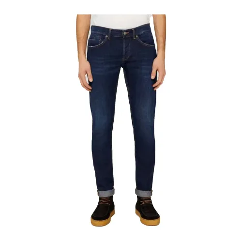 Dondup , Slim-Fit Jeans for Men ,Blue male, Sizes: