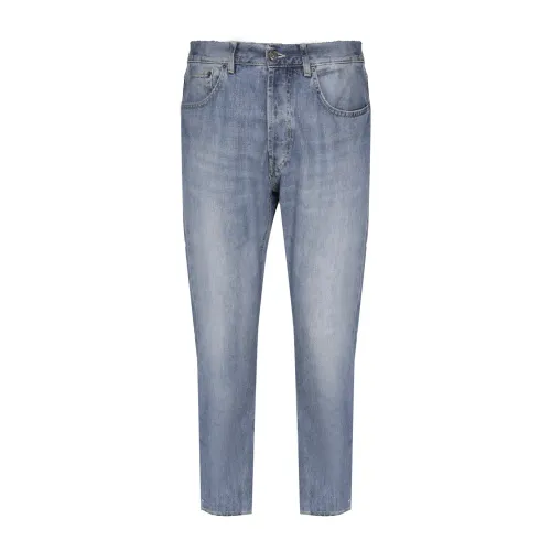 Dondup , Slim-Fit Light Blue Jeans ,Blue male, Sizes: