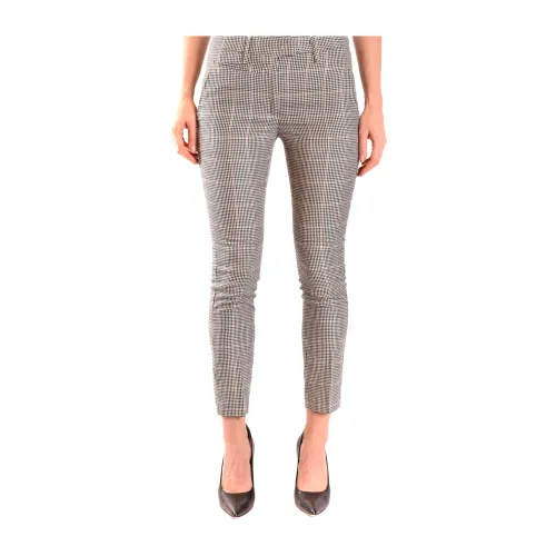 Dondup , Slim-Fit Pants ,Gray female, Sizes:
