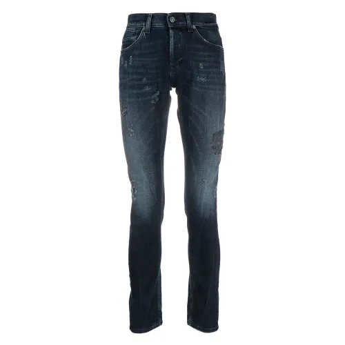 Dondup , Slim-fit Skinny Jeans ,Blue male, Sizes: