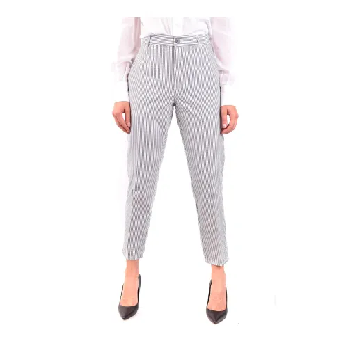 Dondup , Stylish and Comfortable Pants ,Gray female, Sizes: