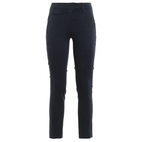 Dondup , Stylish Leather Trousers ,Black female, Sizes: