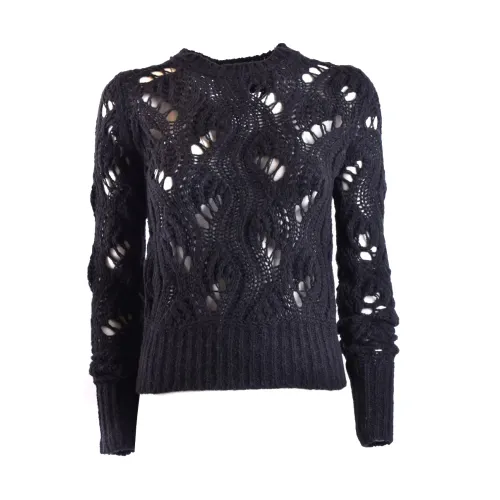 Dondup , Stylish Sweaters ,Black female, Sizes: