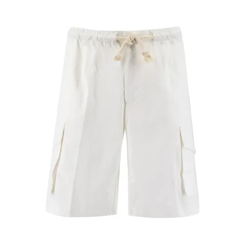 Doppiaa , Men Clothing Shorts White Ss23 ,White male, Sizes: