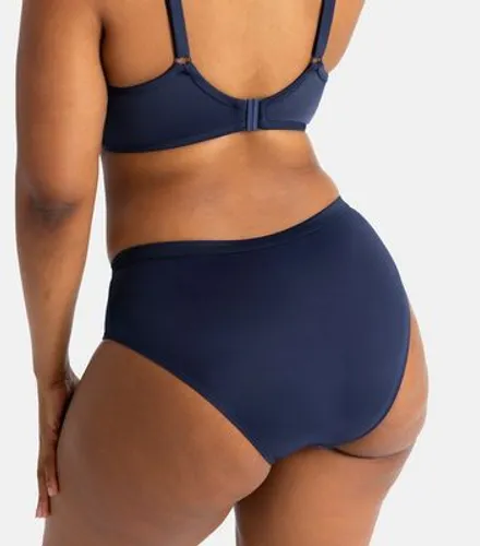 Dorina Curves Navy Lace Hipster Briefs New Look