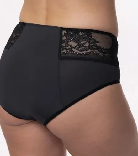 Dorina Eco Moon 2 Pack Black Lace Mid Rise Period Briefs New Look