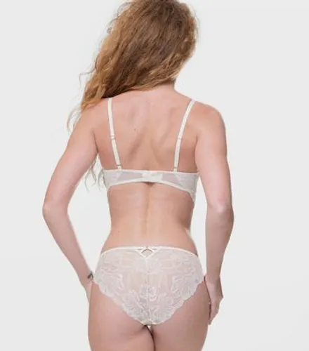 Dorina White Lace Bikini Briefs New Look