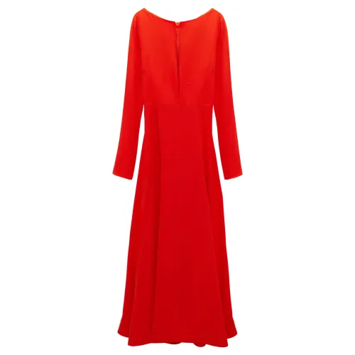 Dorothee Schumacher , Elegant Volumes Dress ,Red female, Sizes: