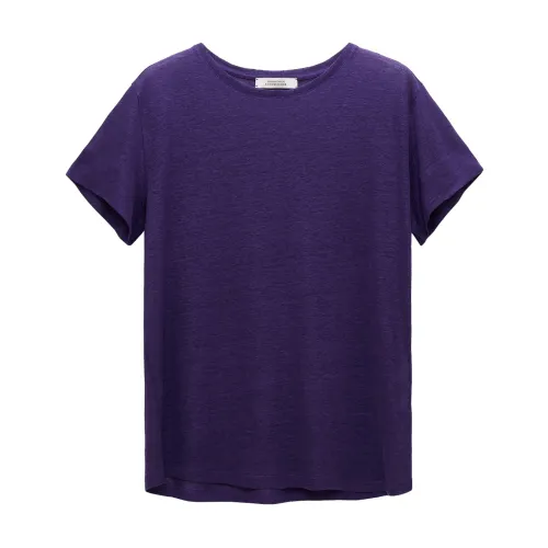 Dorothee Schumacher , T-Shirts ,Purple female, Sizes: