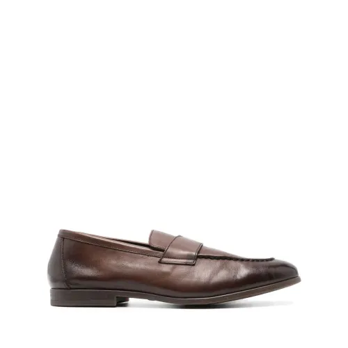 Doucal's , Classic Loafers ,Brown male, Sizes:
