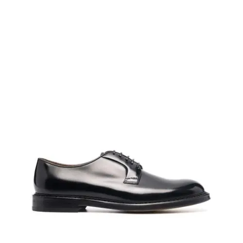 Doucal's , Derby Shoes for Business Attire ,Black male, Sizes: