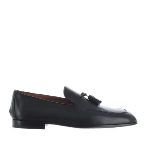 Doucal's , Doucal's Flat shoes Black ,Black male, Sizes: