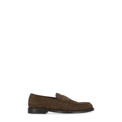 Doucal's , Doucal's Flat shoes Brown ,Brown male, Sizes: