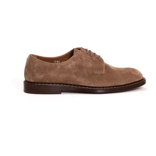 Doucal's , Laced Marrone Aw22 Men`s Shoes ,Brown male, Sizes: