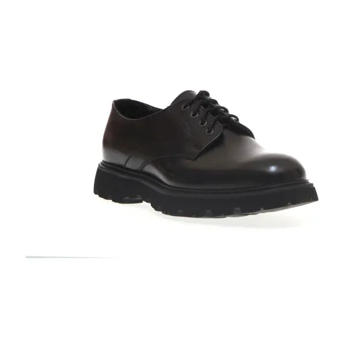Doucal's , Laced Nero Shoes - Unisex Style ,Blue male, Sizes:
