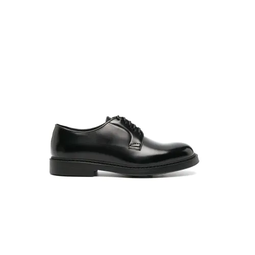 Doucal's , Laced Shoes ,Black male, Sizes: