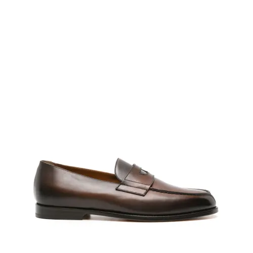 Doucal's , Loafers ,Brown male, Sizes: