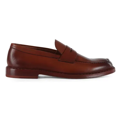 Doucal's , Loafers ,Brown male, Sizes: