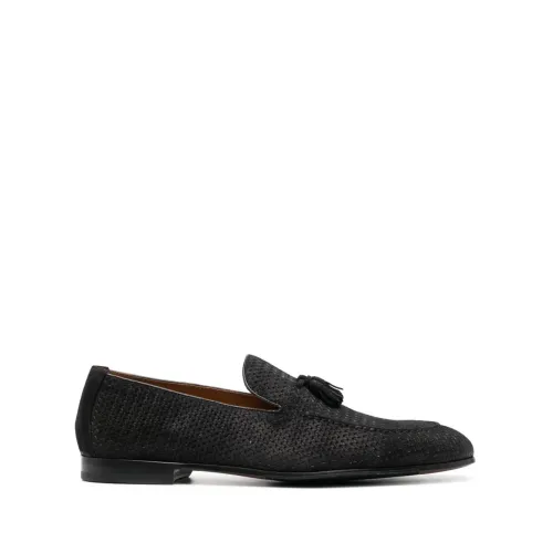 Doucal's , Loafers for Men ,Blue male, Sizes: