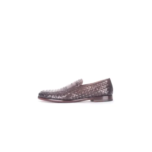 Doucal's , Loafers for Men ,Brown male, Sizes: