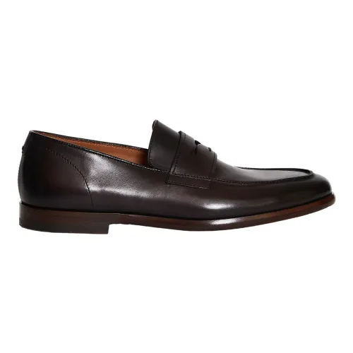 Doucal's , Men Shoes Loafer Ebony ,Black male, Sizes: