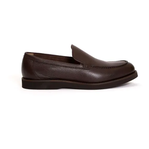 Doucal's , Men Shoes Moccasins Marrone Aw22 ,Brown male, Sizes: