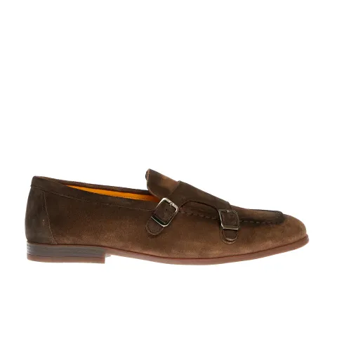 Doucal's , Men's Shoes Loafer Coffee Ss24 ,Brown male, Sizes: