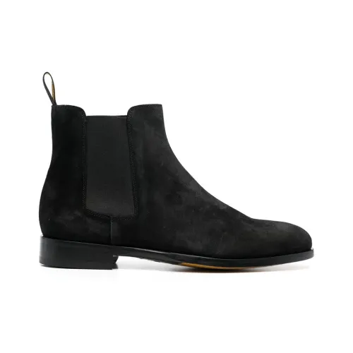 Doucal's , Nero Suede Chelsea Boot ,Black male, Sizes: