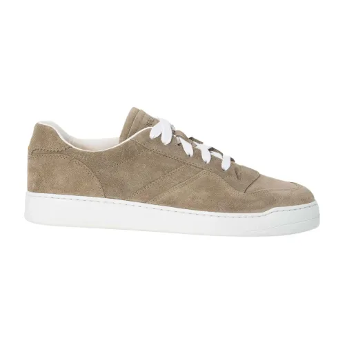 Doucal's , Taupe Sneakers ,Beige male, Sizes: