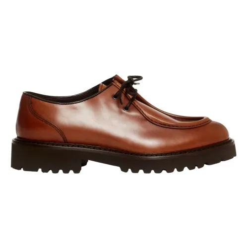 Doucal's , Trekking stringed shoe ,Brown male, Sizes: