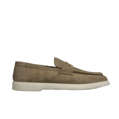 Doucal's , Wash Loafers - Stylish and Timeless ,Beige male, Sizes: