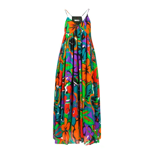 Douuod Woman , Lizard Dress with Scollo a ,Multicolor female, Sizes: