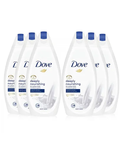 Dove Body Wash Sulfate-free Deeply Nourishing for Instantly Soft Skin, 6x450ml - NA - One Size