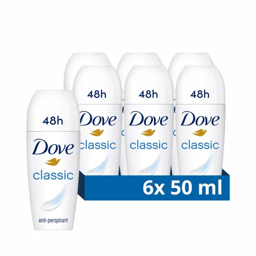 Dove Classic Anti-Perspirant Roll On deodorant with ¼