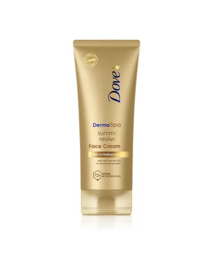 Dove Derma Spa Face Cream Summer Revived Self Tan for Fair to Medium Skin, 75ml - One Size