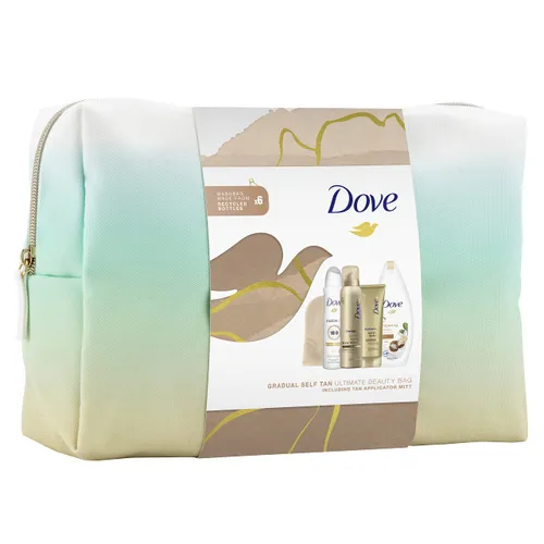 Dove Gradual Self-Tan with tan applicator mitt Ultimate