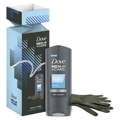 Dove Men+Care Daily Care Body Wash & Gloves with