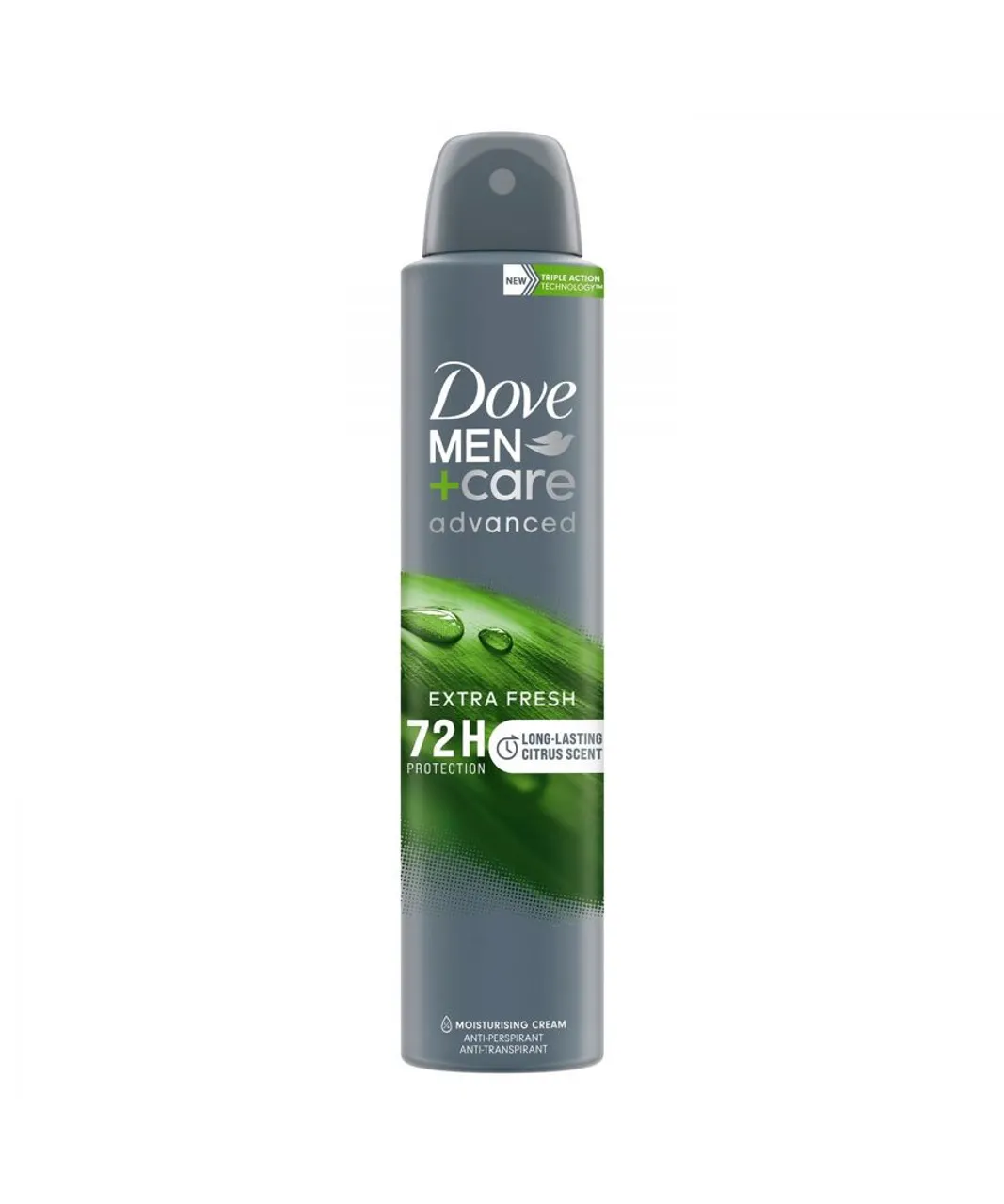 Dove Mens Anti-Perspirant Men+Care Advanced Extra Fresh 72H Protection Deo, 200ml, 6 Pack - Cream - One Size