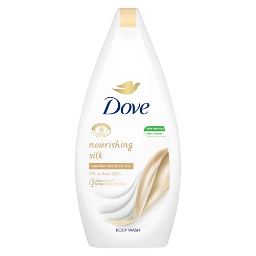 Dove Nourishing Silk Body Wash microbiome-gentle for softer