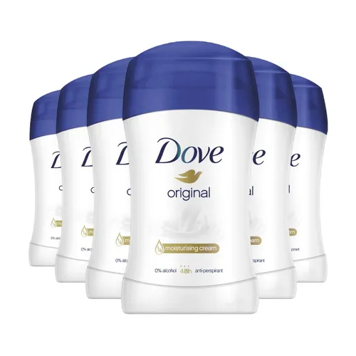 Dove Original Anti-perspirant Deodorant Stick pack of 6x40