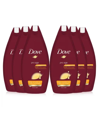 Dove Pro Age Body Wash Sulfate-free Rich Nourishment for Mature Skin, 6x450ml - NA - One Size