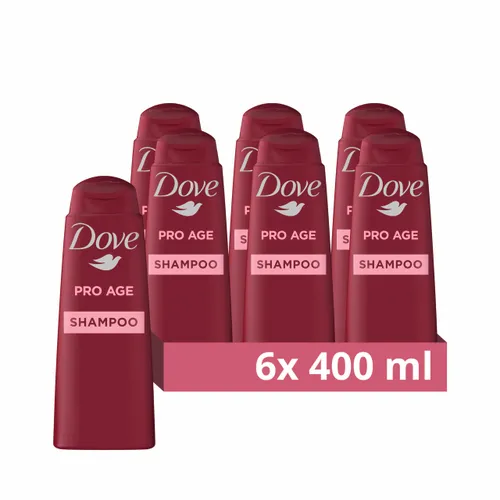 Dove Pro Age Shampoo leaves hair up to 2 x stronger for
