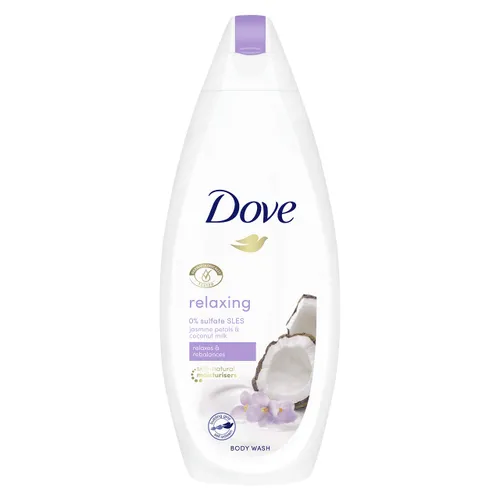 Dove Relaxing microbiome-gentle Body Wash for softer