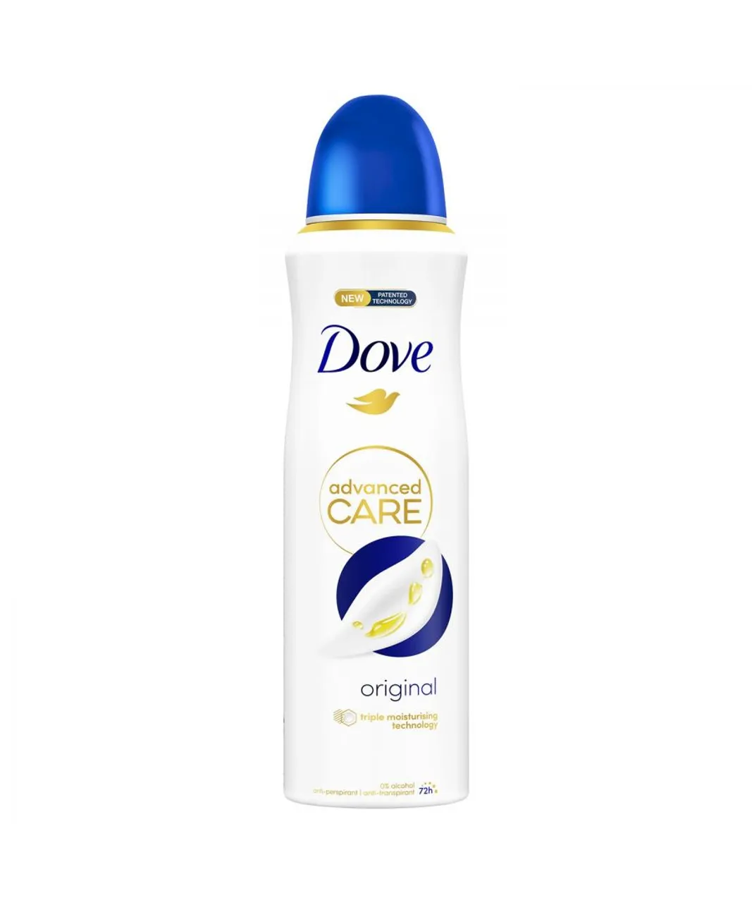 Dove Womens Advanced Care Anti-Perspirant Deodorant Spray Original, 200ml, 3 Pack - NA - One Size