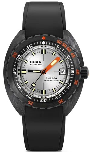 Doxa Watch SUB 300 Carbon COSC Searambler Rubber