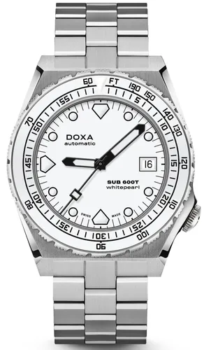 Doxa Watch SUB 600T Whitepearl Bracelet
