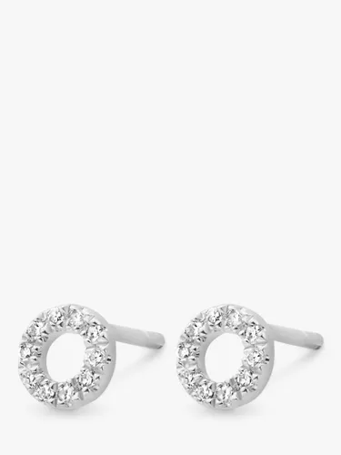 DPT Antwerp Small Circle of Life Stud Earrings - Silver - Female