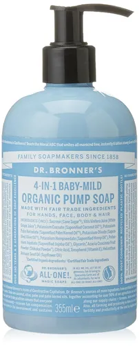 Dr Bronner’s 4-in-1 Organic Unscented Baby Sugar Soap