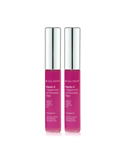 Dr. Eve_Ryouth Unisex 2 x Vitamin E and Peppermint Lip Plumps 8ml - NA - One Size