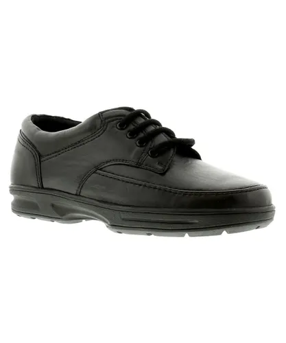 Dr Keller Brian Mens Leather Casual Shoes Black